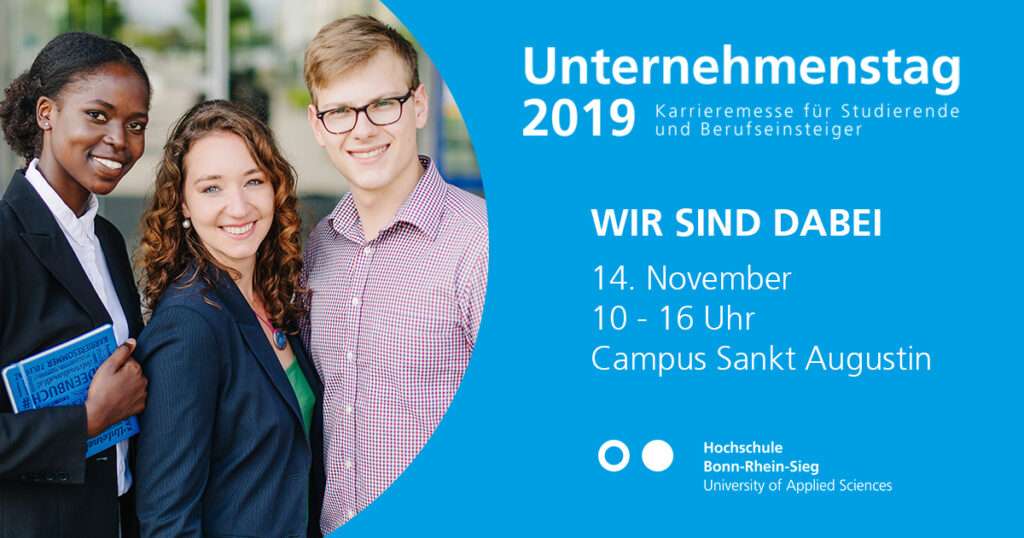 Unternehmenstag 2019 - SRC ist wieder dabei! 3 U Tag14.11 Wir sind dabei 1200x630px