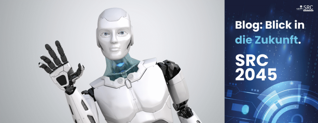 Roboter winkt